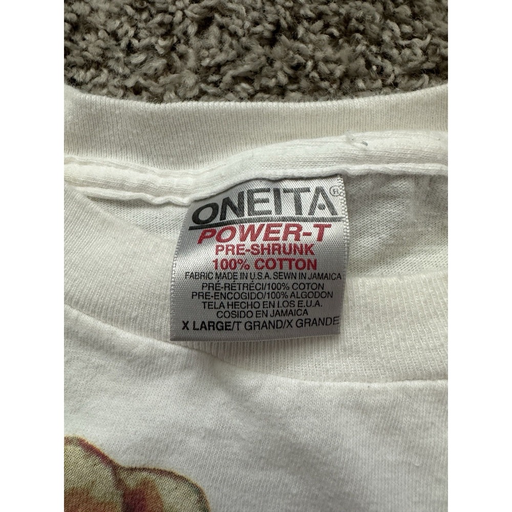 Vtg 1993 Nate Owens Art‎ T-Shirt XL Old Coot USA Made White Rare - Picture 7 of 7